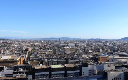 ニデック京都タワーからの風景