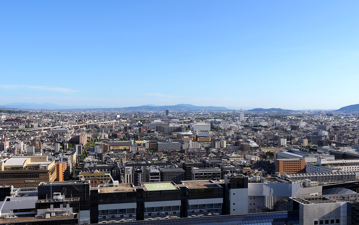 ニデック京都タワーからの風景